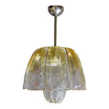 Vintage pendant lamp in the style of Carlo Nason for AV Mazzega, 1970s.