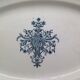 Plat de service ovale