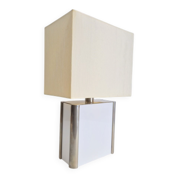 Art Deco Table Lamp in Metal and Acrylic by Milo Baughman, 1960s