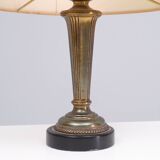 Lampes de table classiques couleur or antique. années 1960
