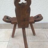 Brutalist tripod chair