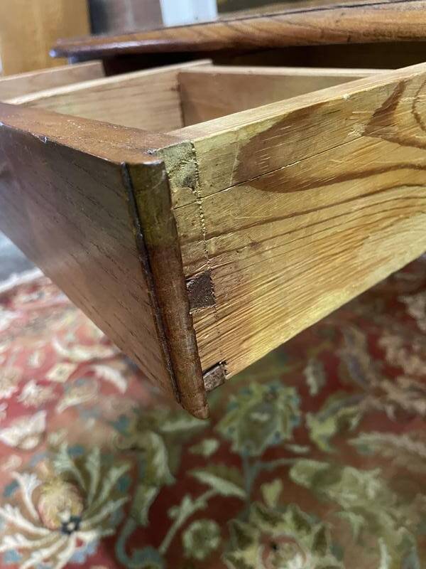 Bureau - Console d'entrée en chêne époque Louis XV