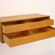 Rare floating nightstand  in oak wood with  drawers - Denmark 70