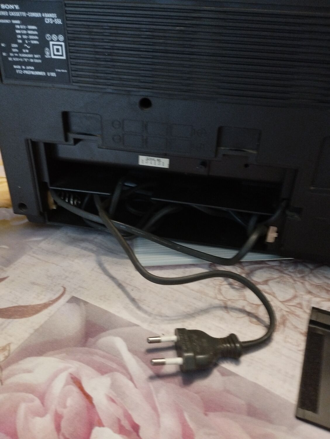 Sony stereo cassette radio