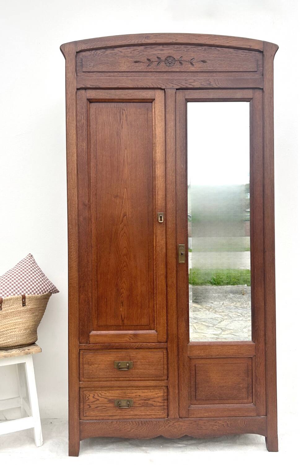 Parisian oak wardrobe