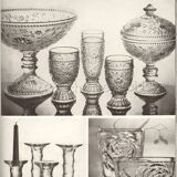 Vintage Cibulak Glass Pedestal Box by Oavel Panek: Czech Bonbon Candy Jar