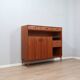 1960s Italian mid-century teak highboard restored with brass feet