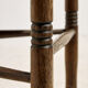 Oak armchair with three legs