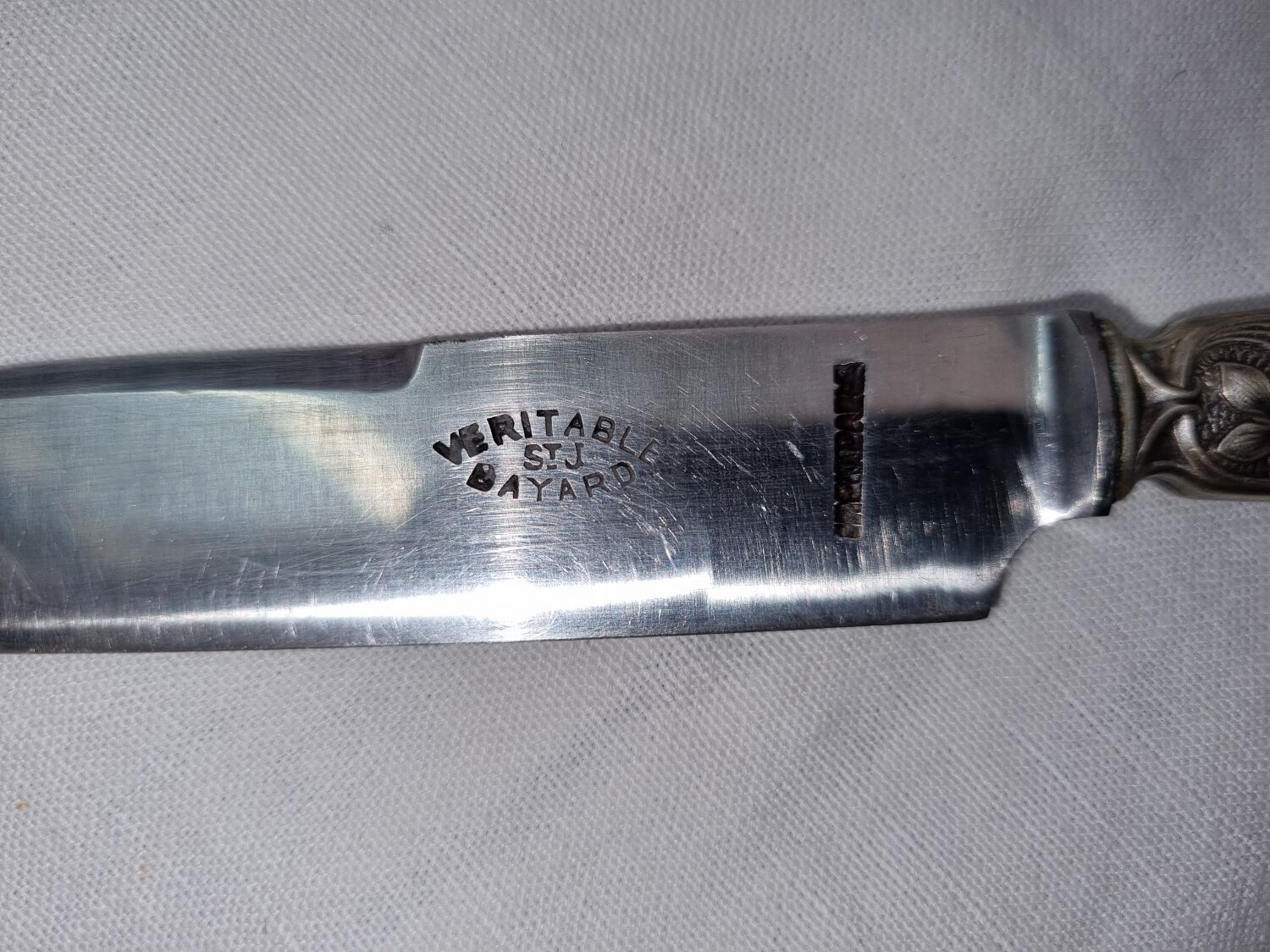 Couteaux corne et argent, début XXéme