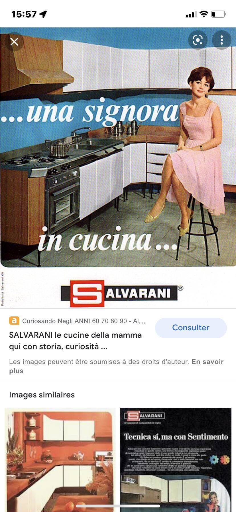Furniture formica Salvarani vintage italy 1970