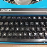 Sperry Remington 1020 deep blue typewriter Perfect condition
