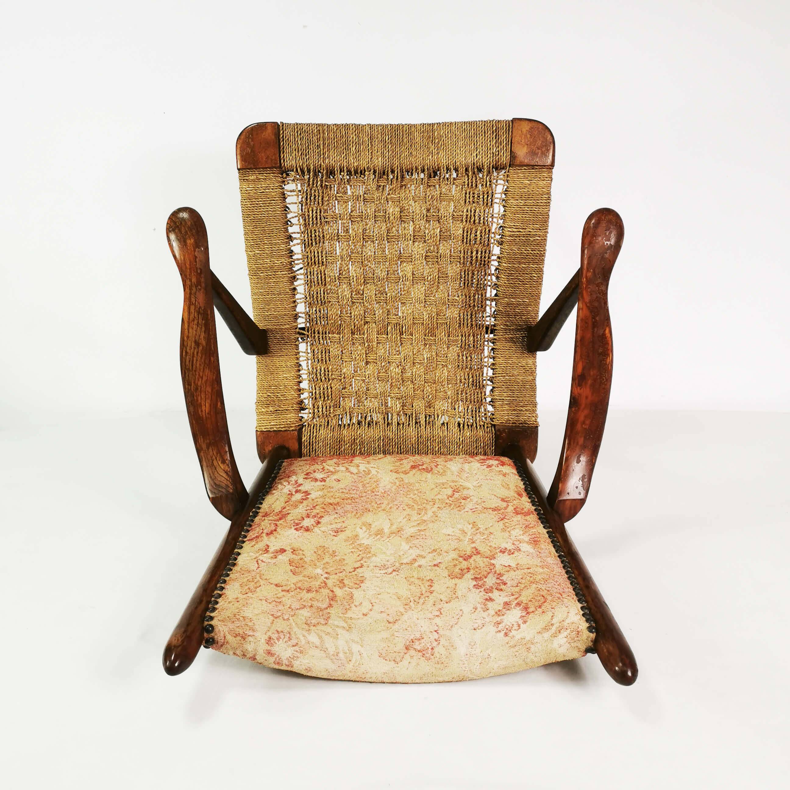 Art Deco armchair, designed by De Ster Gelderland, Netherlands, 1950s.