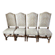 4 chaises de style  louis XIII  fin 18 eme