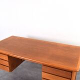 Mid-Century Danish Teak Desk, 1970s.