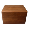 wooden index card box for office