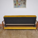 Yellow sleeper sofa 1960s