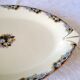 Large old oval dish in art deco porcelain