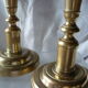Pair of bronze candlesticks 19th century