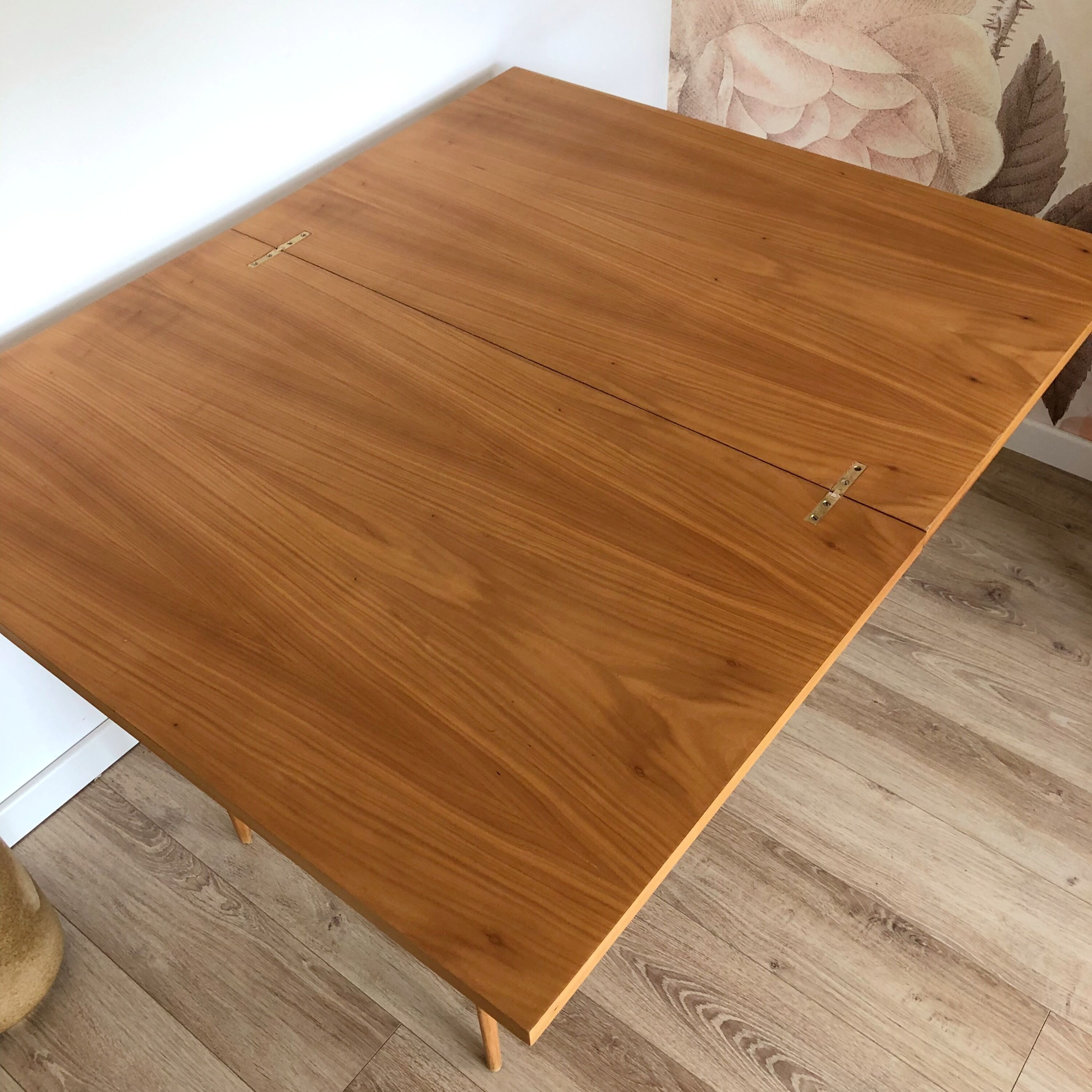 Table à manger extensible des années 60
