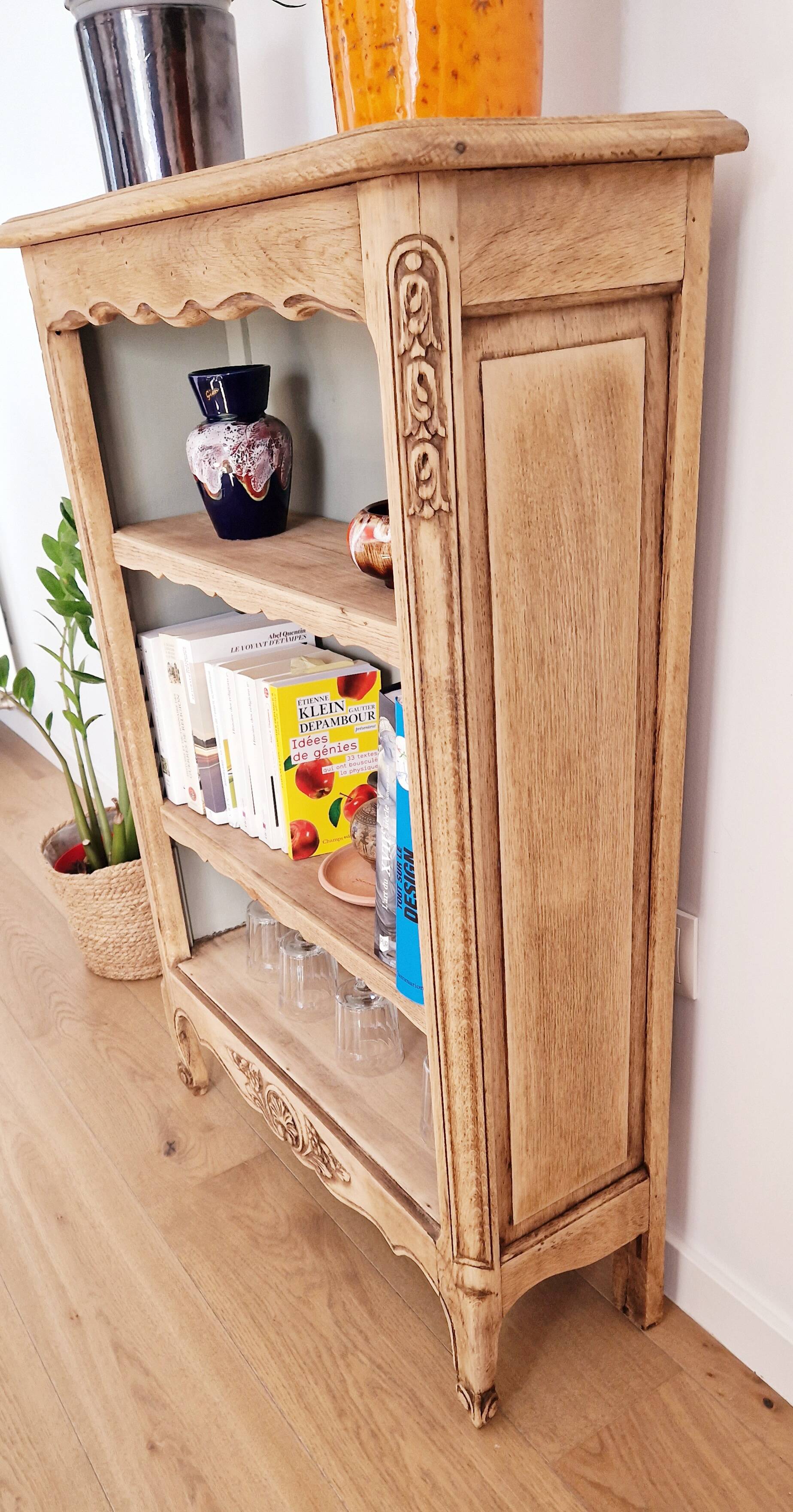 Bibus vintage oak bookcase