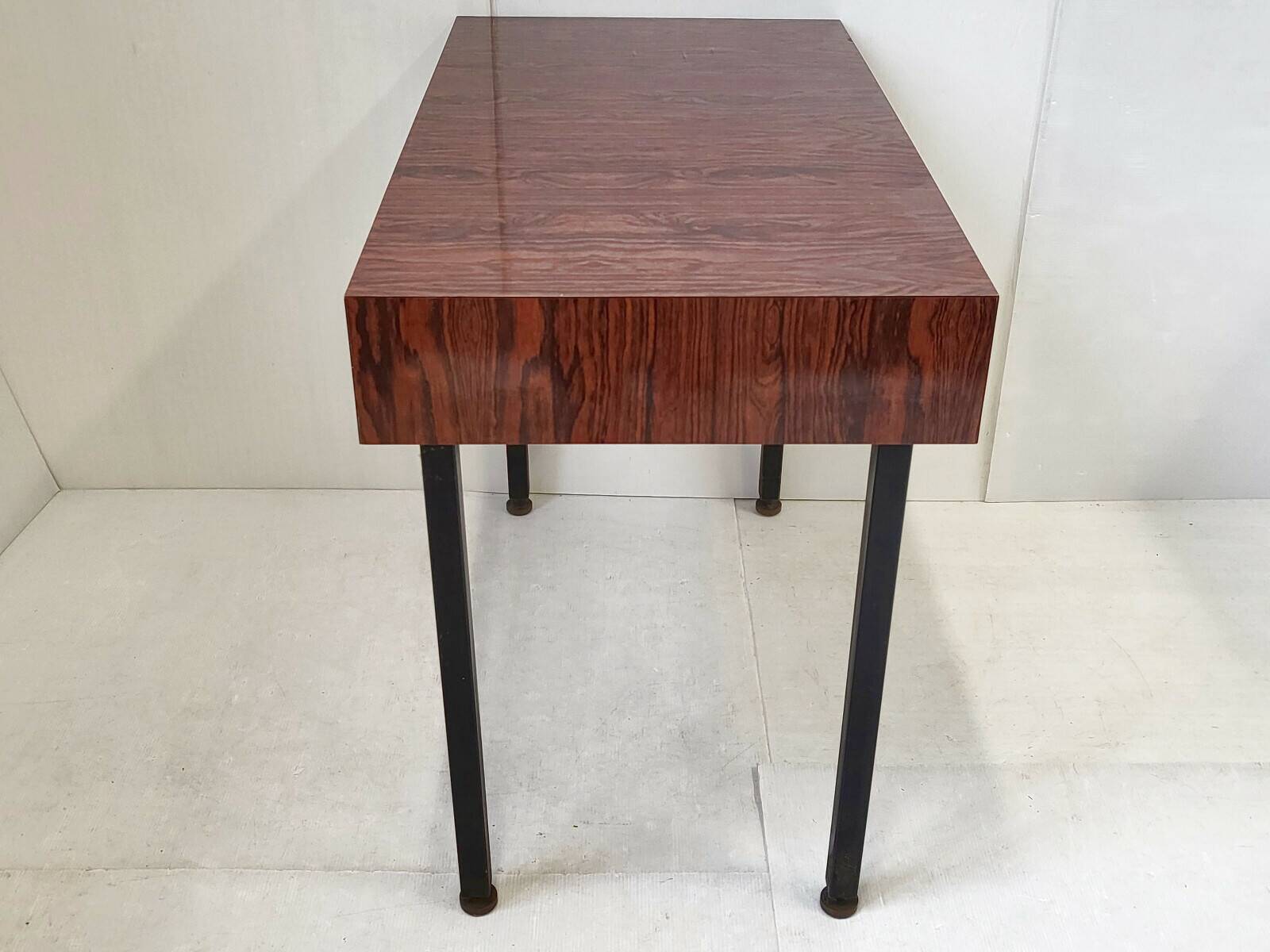 Adorable vintage 1960s desk in formica & metal 60s 1960s 60s years