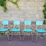 Chaises formica vert mint