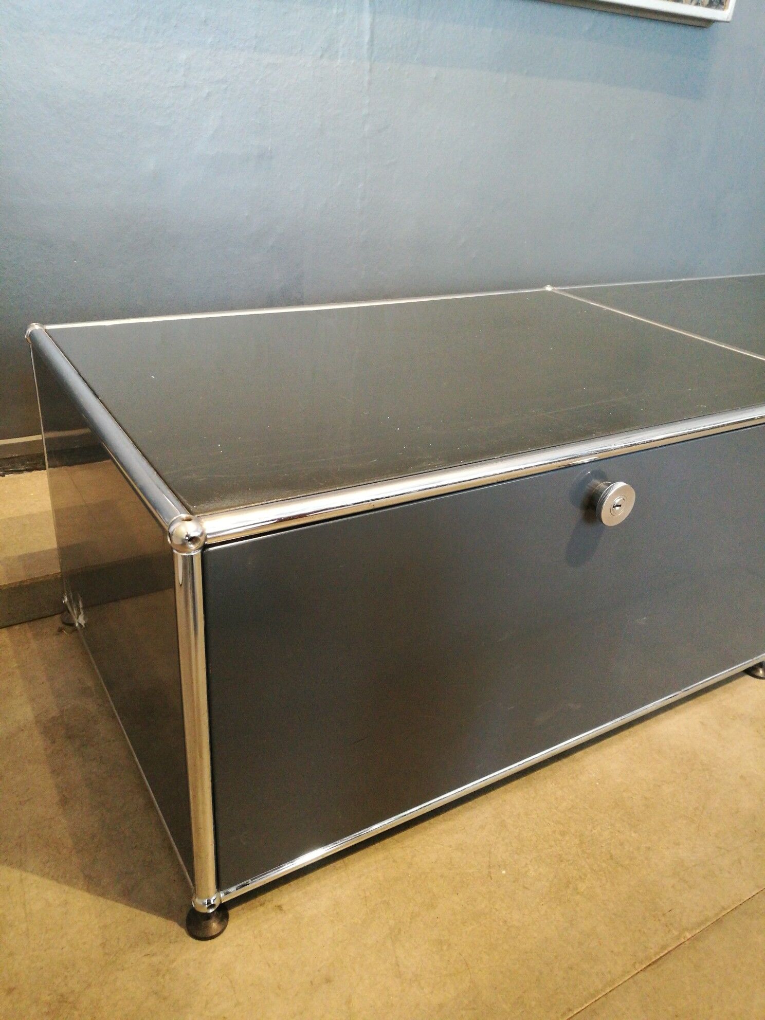 USM Haller meuble de rangement metal 1980