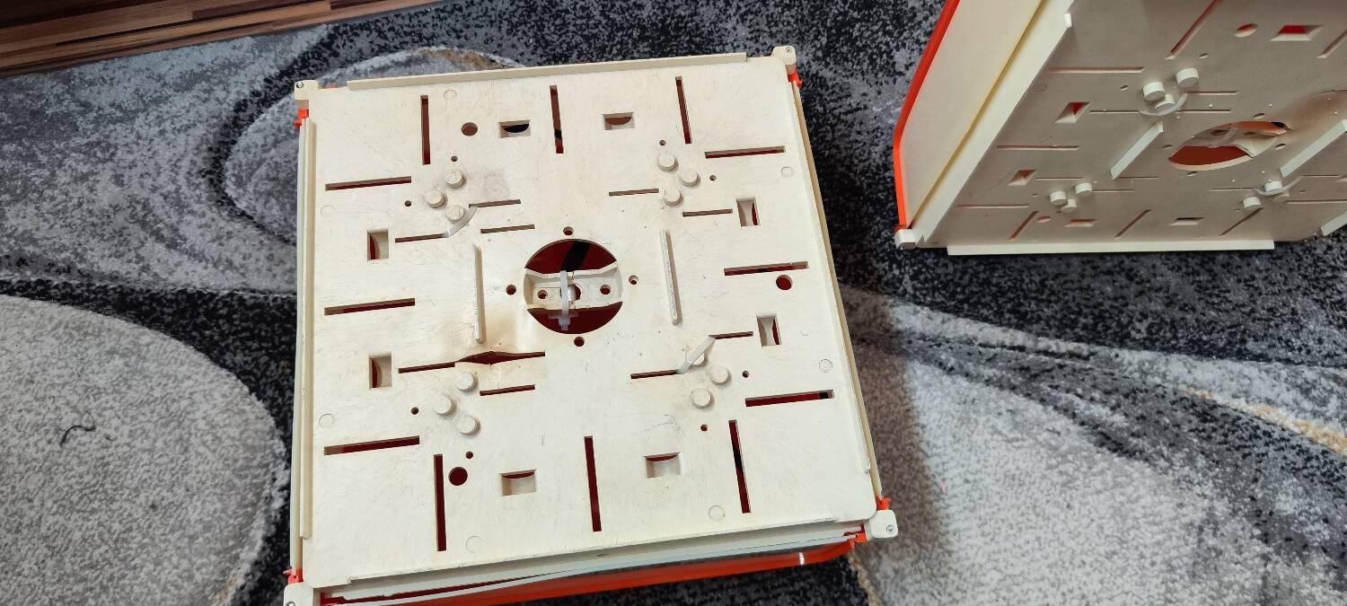 Artemide Space Age wall lights orange