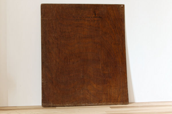 Huile sur panneau, paysage breton