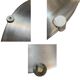 Mid-Century aluminum technology or wall lamp, 70s