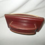 Stitched leather blotting pad