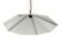 Minimalist and discreet metal sheet lamp from the 1970s.