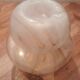 Vase champignon verre marbré