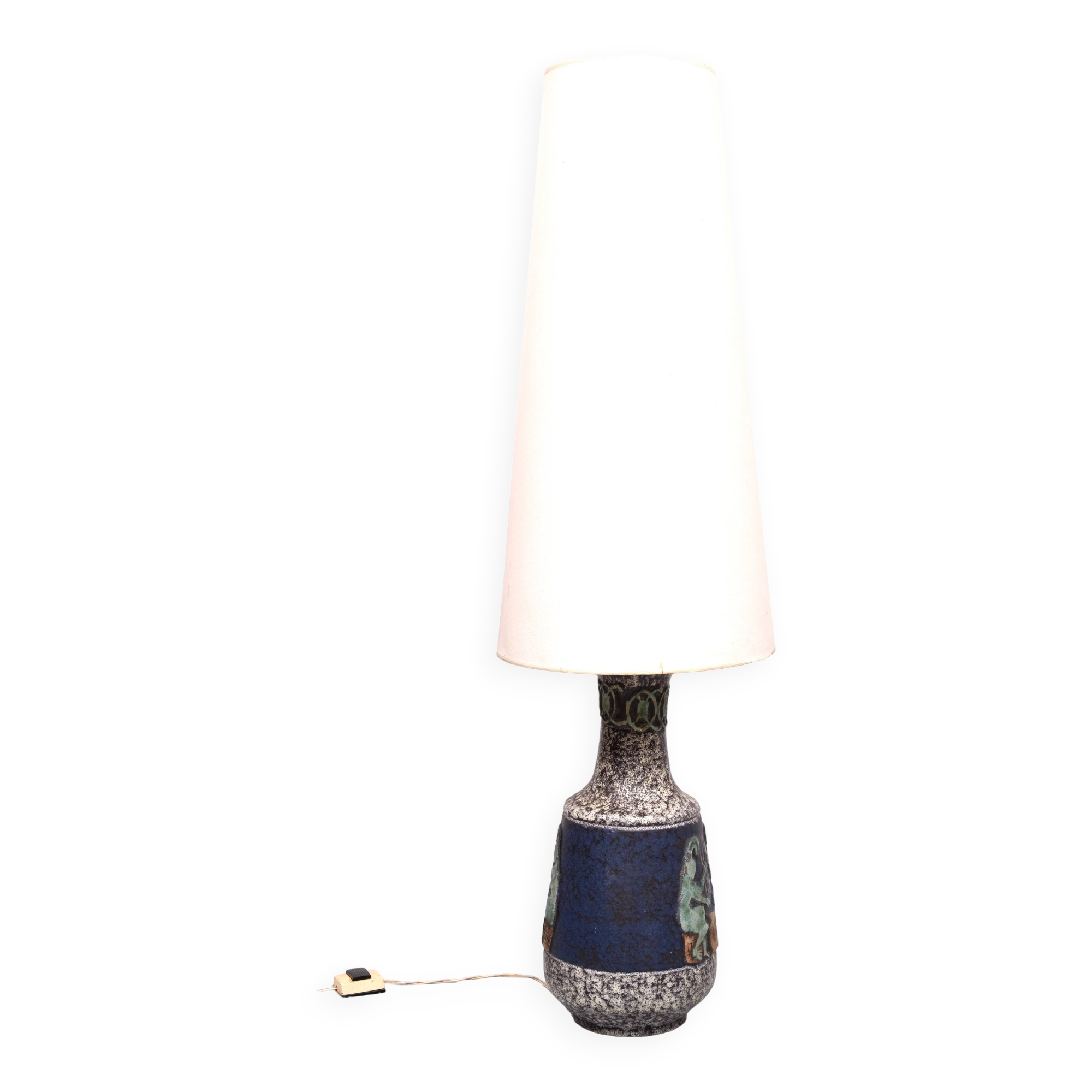 Walter Gerhards Ceramic Floor lamp  1960s Germany