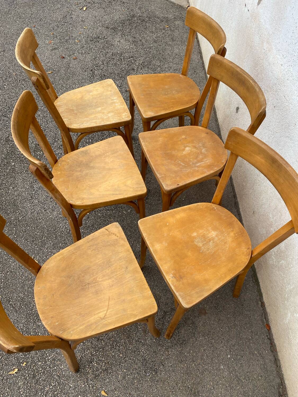 Set de 6 chaises baumann bistrot