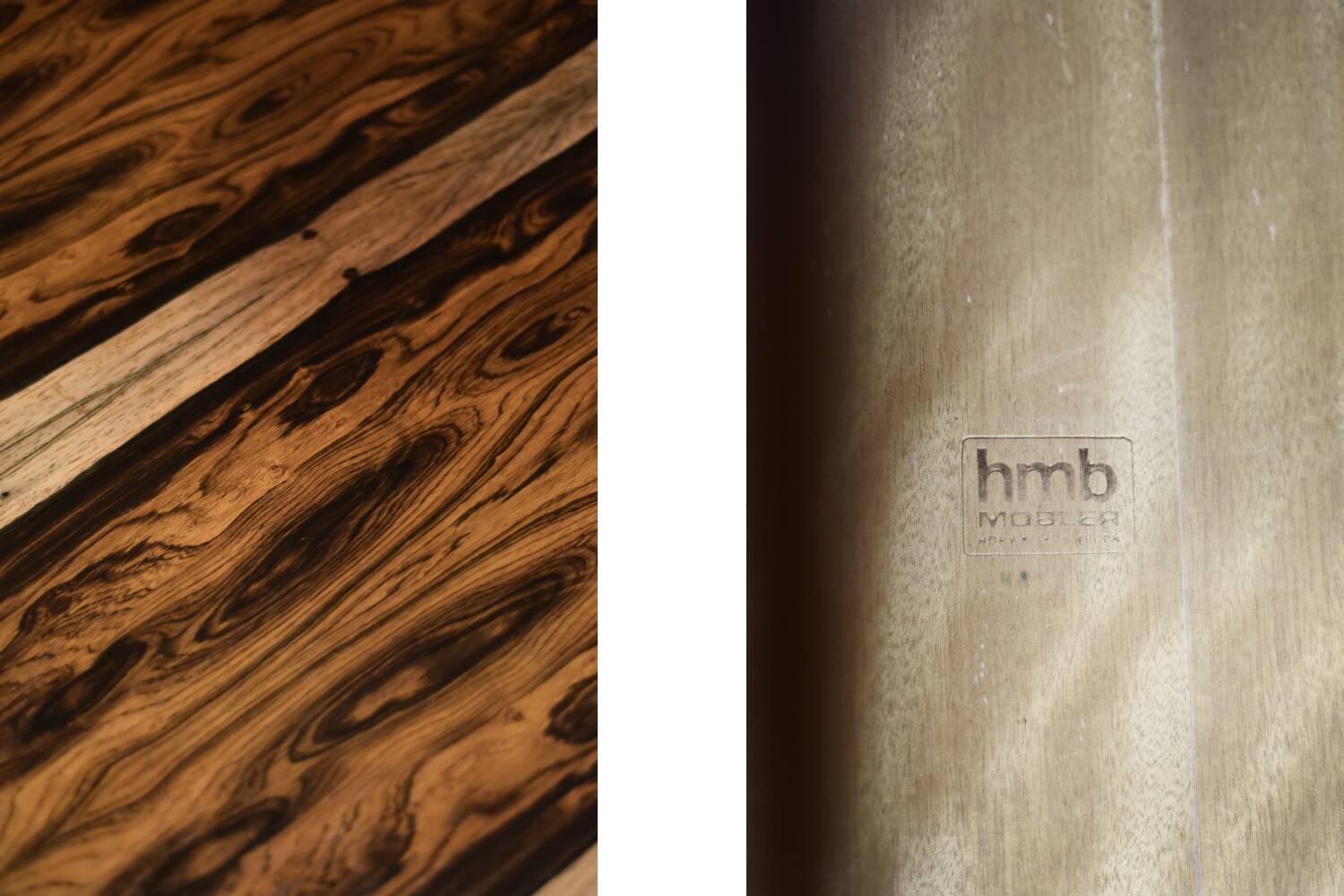 Vintage Mid-Century Modern Swedish Square Rosewood and Aluminium Coffee Table