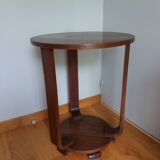 Art Deco tripod console pedestal table