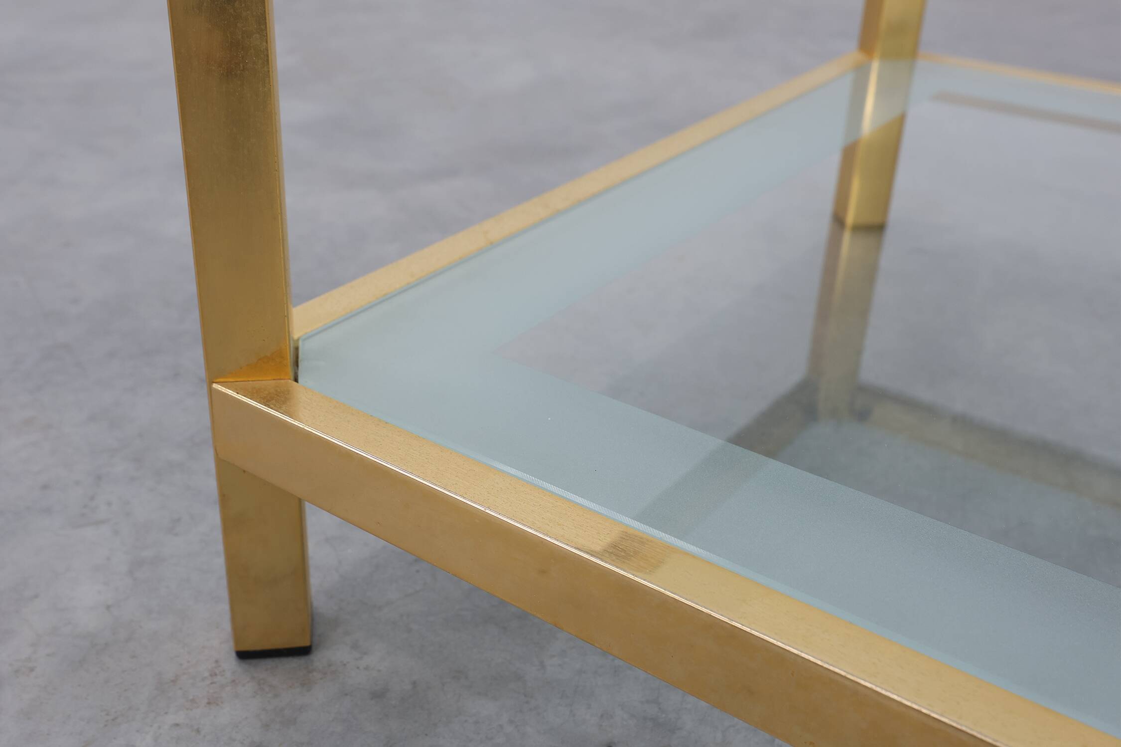Table basse carrée Mid-Century par Fedam, Belgique