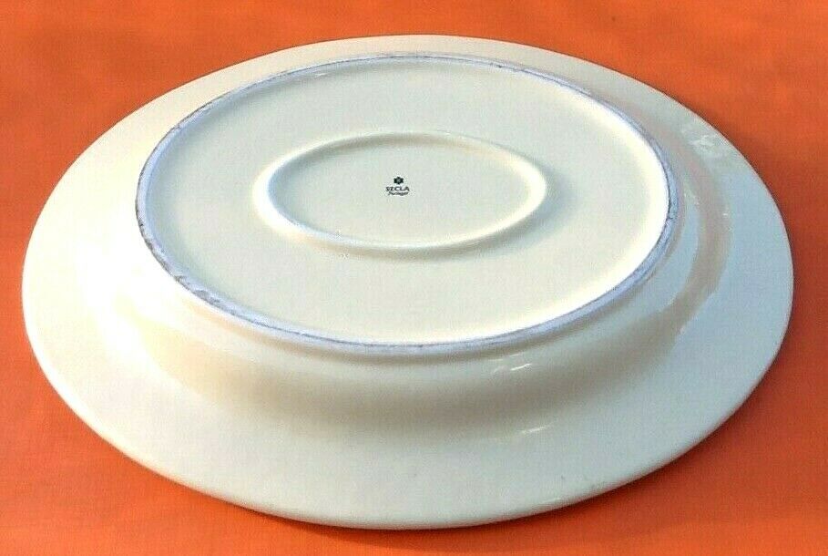 Secla Portugal oval ceramic serving dish