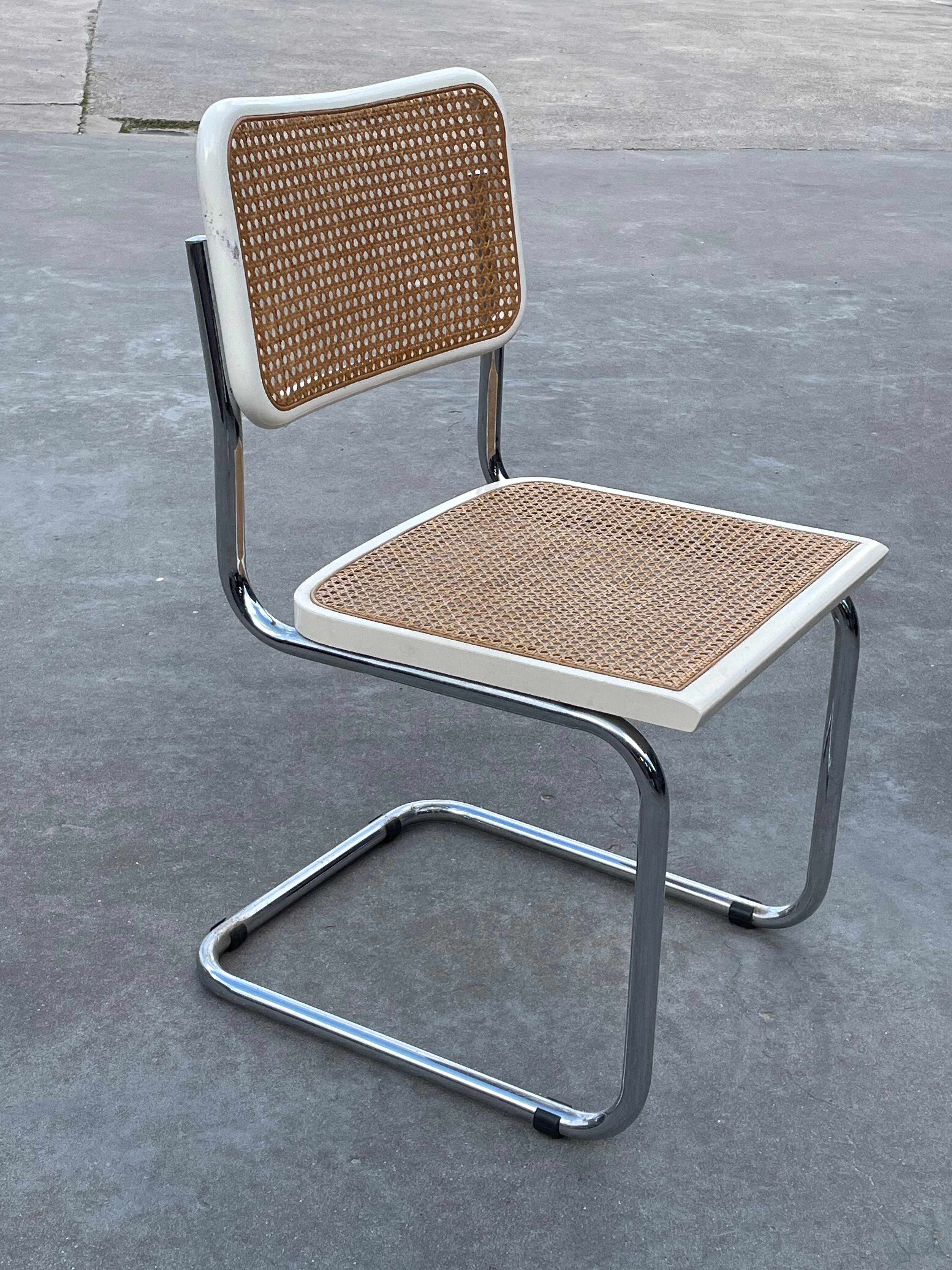 Cesca design chair b32 model in chrome