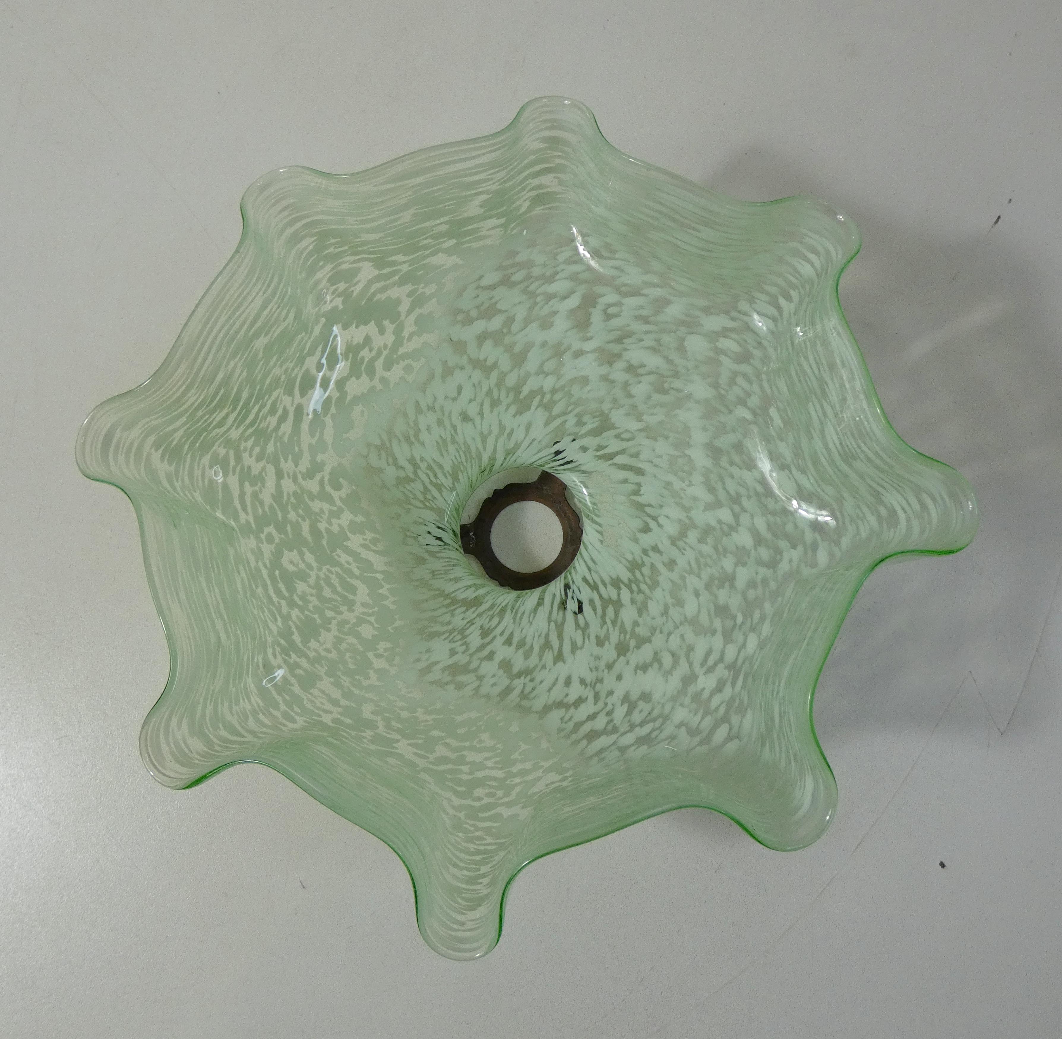 Lamp in clichy glass