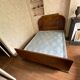 Art deco bed dating from the 30s in Ronce de Noyer