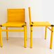 Chairs "Mastro" by Afra and Tobia Scarpa for Molteni, Italy 80s