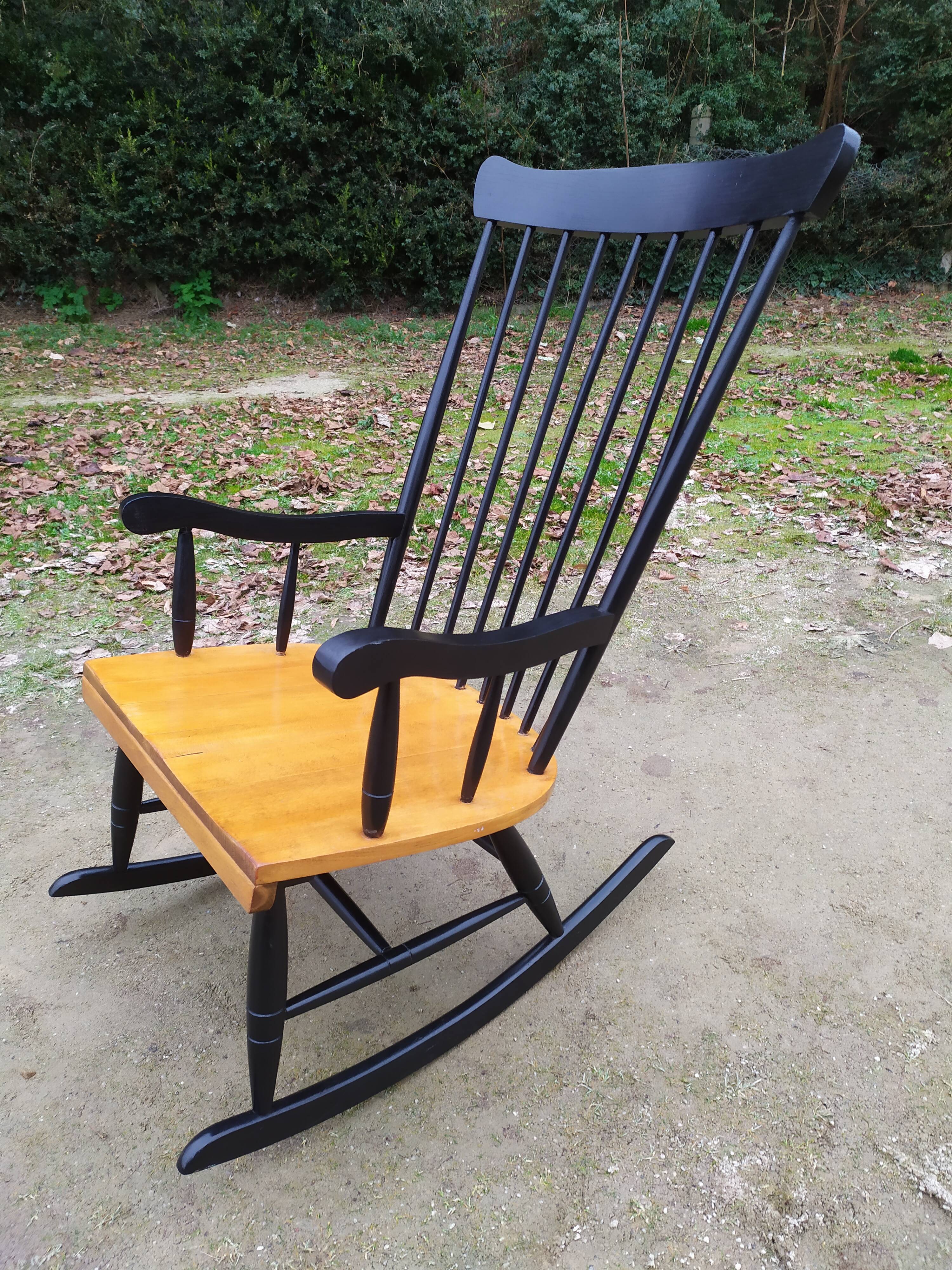 Scandinavian rocking chair 50s-60s
