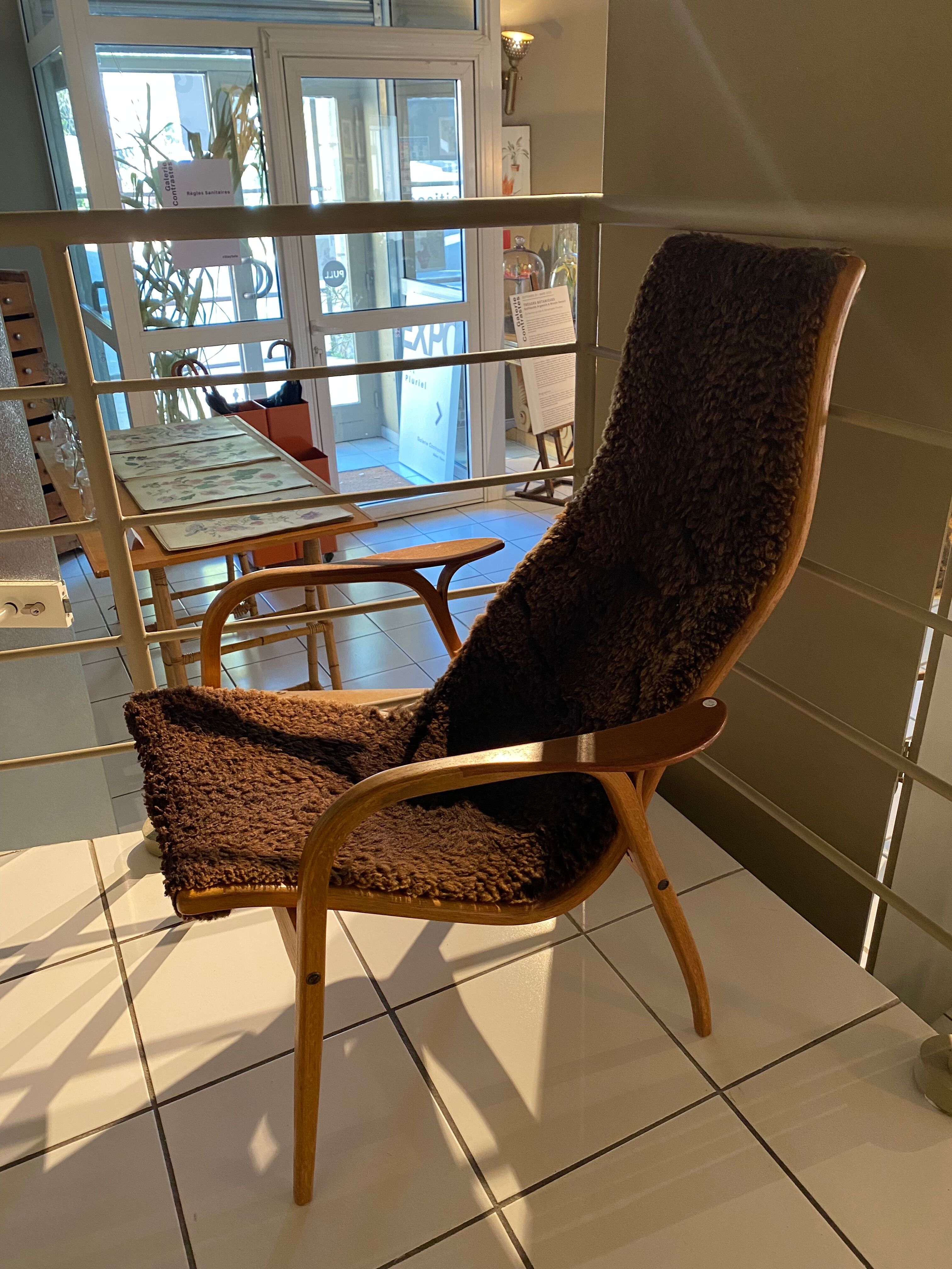 Scandinavian designer armchair Yngve Ekstrom 1960