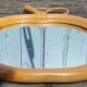 Rattan mirror apple 35x32cm