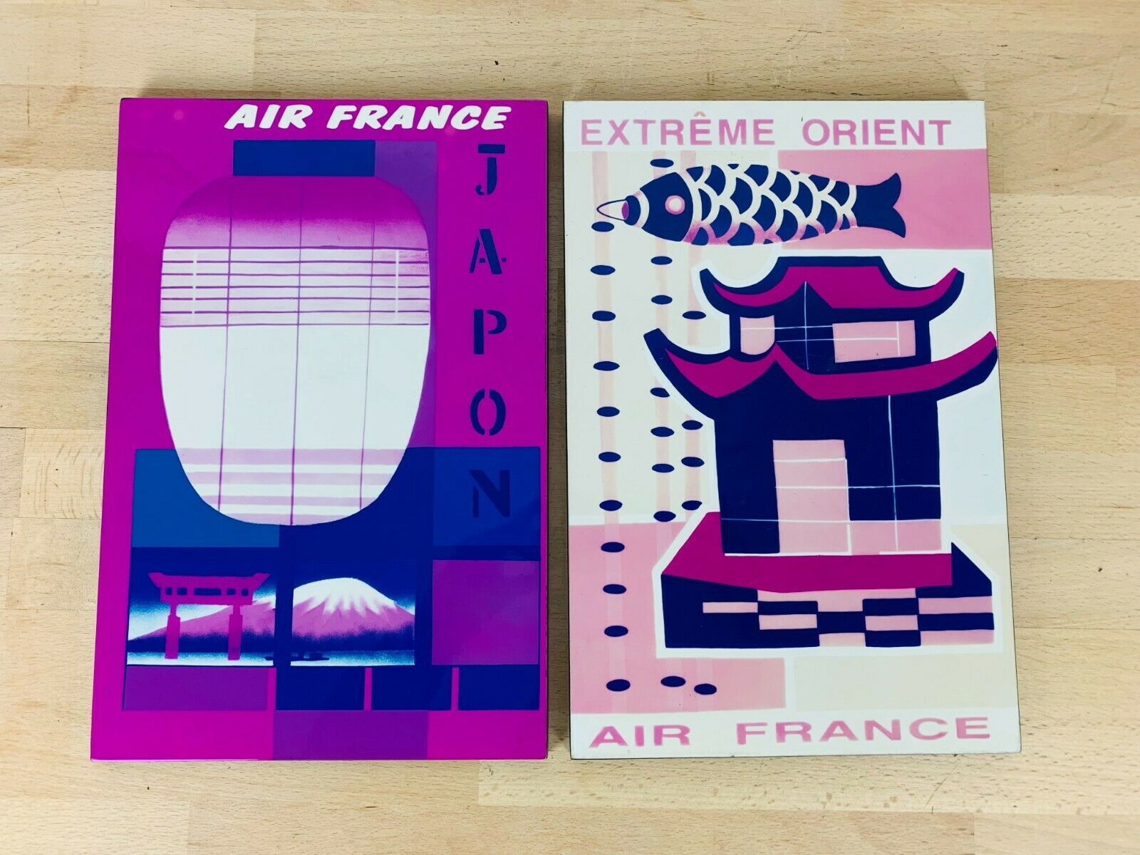 2 Air France advertising posters