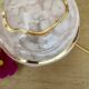 Vintage art deco globe table lamp in pink and gold Clichy glass
