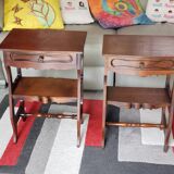 Pair of art deco bedside tables