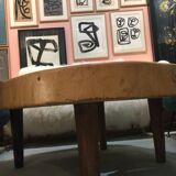 1960 wooden coffee table